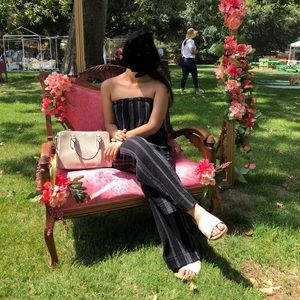 Off the Shoulder Jumpsuit with Pockets